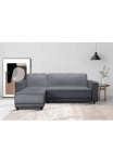 Dorel Home Kampinė sofa &raquo;Allie Sofa su miegojimo mechanizmu 230 cm su poilsio funkcija in der R&uuml;ckenlehne&laquo; miegojimo funkcija (108/1945cm) trendiger audinys o. pflegeleichter Velours
