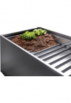 Biohort Hochbeet-Zwischenboden &raquo;f&uuml;r 15x1m dunkelgrau-metallic 3-teilig&laquo; passend dėl paauk&scaron;tinta lysvė von