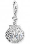 THOMAS SABO Pakabukas &raquo;Muschel-Optik&laquo; su Glas-Keramik Stein - su S&uuml;&szlig;wasserzuchtperle