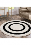 Sanat Ilgo plauko kilimas &raquo;Luxus 3500&laquo; ovali 30 mm auk&scaron;tis robuster Langflor &scaron;velnus Wohnzimmer miegamojo kambario baldai