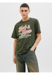 Jack & Jones Palaidinė apvalia i&scaron;kirpte &raquo;JJELOGO Mar&scaron;kinėliai SS O-NECK 2 COL AW25 SN&laquo;