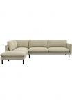 FLEXLUX Kampinė sofa &raquo;Bolzano elegant ir bequem L-Form&laquo; Sitzaufbau su &Scaron;altų putų poliretano čiužinys & Stahl-Wellen lose Kėdė -& Dekoratyvinės pagalvėlės