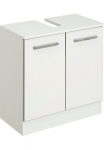 Saphir Vonios spintelė &raquo;Quickset 953 Unterbeckenschrank 60 cm plotis 2 durys Wei&szlig; Glanz&laquo; Waschbeckenschrank su Siphonausschnitt be praustuvas Praustuvas