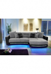 Jockenh&ouml;fer Gruppe Kampinė sofa &raquo;Laredo L-Form B: 322 cm&laquo; su LED ap&scaron;vietimas Garso sistema & Pagalvėlė sėdėjimui