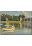 Artland Paveikslas ant drobės &raquo;Die Br&uuml;cke von Argenteuil. 1874&laquo; Boote & Schiffe 1 Stk. dalys ant Holzrahmen gespannt