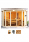 Karibu Pirtis &raquo;Adele&laquo; rinkinys Ofen 9 KW externe Strg easy