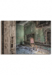 Artland Paveikslas ant drobės &raquo;Lost Place - einsamer Stuhl&laquo; langas & durys 1 Stk. dalys ant Holzrahmen gespannt
