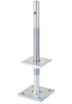 Alberts Pfostentr&auml;ger reguliuojamas auk&scaron;tis 100-230 mm 80x80 mm