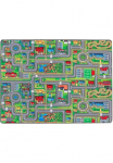 Primaflor-Ideen in Textil Vaiki&scaron;kas kilimas &raquo;Spielteppich STREETS pagamintas in Belgium&laquo; rechteckig 5 mm auk&scaron;tis Stra&szlig;en-Teppich Stra&szlig;enbreite ca. 9 cm vaikų kambario baldų komplektas