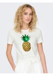 ONLY Mar&scaron;kinėliai trumpomis rankovėmis &raquo;ONLKITA LIFE S/S FRUIT KNOT Mar&scaron;kinėliai be rankovių Dėžutė JRS&laquo;