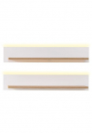 Innostyle Sieninė lentyna &raquo;Memphis 2vnt. rinkinys sieninė lentyna 100x15x23cm (B/H/T)&laquo; LED ap&scaron;vietimas