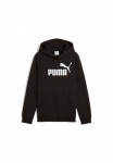 PUMA Sportinis megztinis su gobtuvu &raquo;ESS NO. 1 LOGO bliuzonas FL B&laquo; dėl Sportmode ir Streetwear su Jerseyfutter su su ki&scaron;enėmis