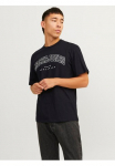 Jack & Jones Palaidinė apvalia i&scaron;kirpte &raquo;JJECALEB VARSITY Mar&scaron;kinėliai SS O-NECK NOOS&laquo;