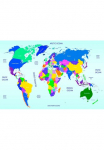 Papermoon Fototapetas &raquo;World map&laquo; glatt
