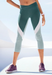 LASCANA ACTIVE Kapriai sportinės kelnės in Colourblockingdesign