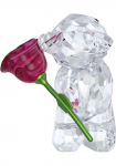 Swarovski Dekoratyvinė figurėlė &raquo;Kristallfigur Figurėlė Kris Me&scaron;kiukas Eine Rose voller Liebe&laquo; &reg; Kristall