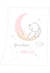 Baby Best Vaiki&scaron;kas užklotas &raquo;Little Bunny&laquo; su niedlichem H&auml;schendesign Užklotas