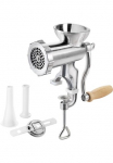 Metaltex Mėsmalė &raquo;Jack Alu Gr&ouml;sse 8&laquo; su Priedas Wurstf&uuml;lltrichter St&ouml;&szlig;el H. 25 cm T. 17 cm