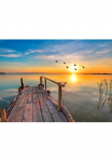 Papermoon Fototapetas &raquo;Sunset Pier&laquo; glatt