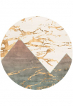 Komar Tapetai &raquo;Vlies selbstklebend - Precious Peaks - Gr&ouml;&szlig;e 125 x 125 cm&laquo; ra&scaron;tuotas glatt Wohnzimmer miegamojo kambario baldai