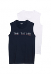 TOM TAILOR Mar&scaron;kinėliai Rinkinys 2 Stk. su Logo-Print