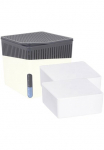 WENKO Oro sausintuvas &raquo;Modell Cube&laquo; dėl 40 m&sup3; R&auml;ume palaidinukė 08 l su 2 x 500 g Entfeuchter-Bl&ouml;cken dėl R&auml;ume iki 40 m&sup3;