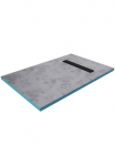Marwell Du&scaron;o padėklas 120 x 80 x 4 cm i&scaron; labai stabilem Polystyrol ir Ablaufrinne