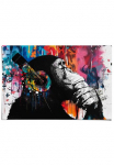 Reinders! Plakatas &raquo;Graffiti chimp&laquo; Teenager Zimmer - Mehrfarbig - 150 gr. Papier - Street Art