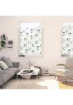 LICHTBLICK ORIGINAL Dekoratyvinė plėvelė langui &raquo;Fensterfolie selbstklebend Sienelė Faces - Schwarz&laquo; 1 Stk. blickdicht glatt statisch haftend