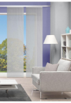 Vision S Panelinės užuolaidos &raquo;2ER rinkinys ROM&laquo; Lubinis užuolaidų bėgelis 2 Stk. dalys HxB: 260x60 užuolaida 2vnt. rinkinys universal