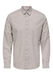 ONLY & SONS Mar&scaron;kiniai ilgomis rankovėmis &raquo;ONSCANTLEY LIFE LS SOLID LINEN SHIR OTL&laquo;