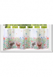 Weckbrodt Užuolaida &raquo;Leo&laquo; Schlaufen 1 Stk. dalys Bistro Voile ra&scaron;tuotas Winter HxB 45x120cm Užuolaida užuolaida