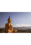 Papermoon Fototapetas &raquo;Goldene Buddha-Statue&laquo;