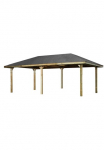 weka Pavėsinė &raquo;Gartenoase 651 B Gr.2&laquo; 19 mm Massivholzdach