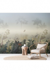 living walls Fototapetas &raquo;Fototapete Dschungeltapete&laquo; gemustert | matinis | neutral glatt Tropische Tapetai palmių motyvas Tapeten Wohnzimmer miegamojo kambario baldai K&uuml;che Design