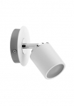 Paulmann Lubinis &scaron;viestuvas &raquo;Spotlight Tube IP44 max. 1x10W Wei&szlig;/Chrom 230V Metall&laquo; GU10 1 Stk. GU10