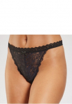 petite fleur gold Tanga-Ouvert rundherum i&scaron; gėlių nėrinių Reizw&auml;sche