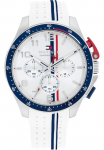 Tommy Hilfiger Chronografas- laikrodis &raquo;BANK&laquo; Laikrodis laikrodis laikrodis Vyri&scaron;kas laikrodis Silikonarmband analog Stoppfunktion