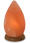 HIMALAYA SALT DREAMS Salzkristall-Tischlampe &raquo;Drop&laquo; E14 1 Stk. Warmwei&szlig; Handgefertigt i&scaron; druskos kristalas - jeder Stein ein Unikat H: ca.20 cm