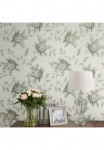 LAURA ASHLEY Tapetai &raquo;Portland Fern&laquo; gebl&uuml;mt glatt 10mx52cm (ca. 5m2)