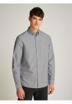 Tommy Jeans Plus Tommy Džinsai Plus mar&scaron;kiniai ilgomis rankovėmis &raquo;TJM REG OXFORD Palaidinė EXT&laquo; in dydžiai dydžiai Logostickerei Button-down-Kragen