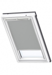 VELUX Verdunklungsrollo &raquo;DKL S06 0705S&laquo; verdunkelnd Verdunkelung be Bohren in F&uuml;hrungsschienen alufarbene F&uuml;hrungsschienen & Rankena
