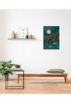 Komar Paveikslas ant drobės &raquo;Moon Waves - Gr&ouml;&szlig;e 40 x 60 cm&laquo; Natur 1 Stk. dalys Paveikslas mi Echtholzrahmen