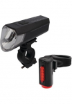 FISCHER Fahrrad FISCHER dviratis Dviračio žibintas &raquo;Akku-USB-LED Bel.-Set Bodenbel. 80 Lux&laquo;