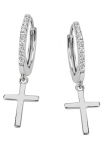 Firetti Pora auskarai &raquo;Schmuck Dovanų Silber 925 Kreuz&laquo; su Zirkonia (synth.)