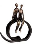 Casablanca by Gilde Dekoratyvinė figurėlė &raquo;Skulptur Close&laquo; Dekoracija auk&scaron;tis 35 cm P&auml;rchen su Spruchanh&auml;nger Wohnzimmer