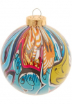 Krebs Glas Lauscha Krebs I&scaron; stiklo Lauscha Weihnachtsbaumkugel &raquo;Spezial-Glaskugel "Street Art" &Oslash; ca. 8 cm&laquo; Weihnachtsdeko Eglutės žaisliukai Eglutės žaisliukų komplektas i&scaron; I&scaron; stiklo