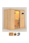Karibu Pirtis &raquo;Vada&laquo; rinkinys Ofen 9 kW Bio externe Strg easy