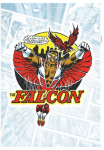 Komar Sienos lipdukai &raquo;Falcon Comic Classic - Gr&ouml;&szlig;e 50 x 70 cm&laquo; selbstklebend Sienų lipdukai vaikų kambario baldų komplektas