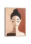 Reinders! Plakatas &raquo;Abstract Beauty&laquo; Wohnzimmer - Frau - Dame - Braun - MDF - Abstrakt - 30x40 cm